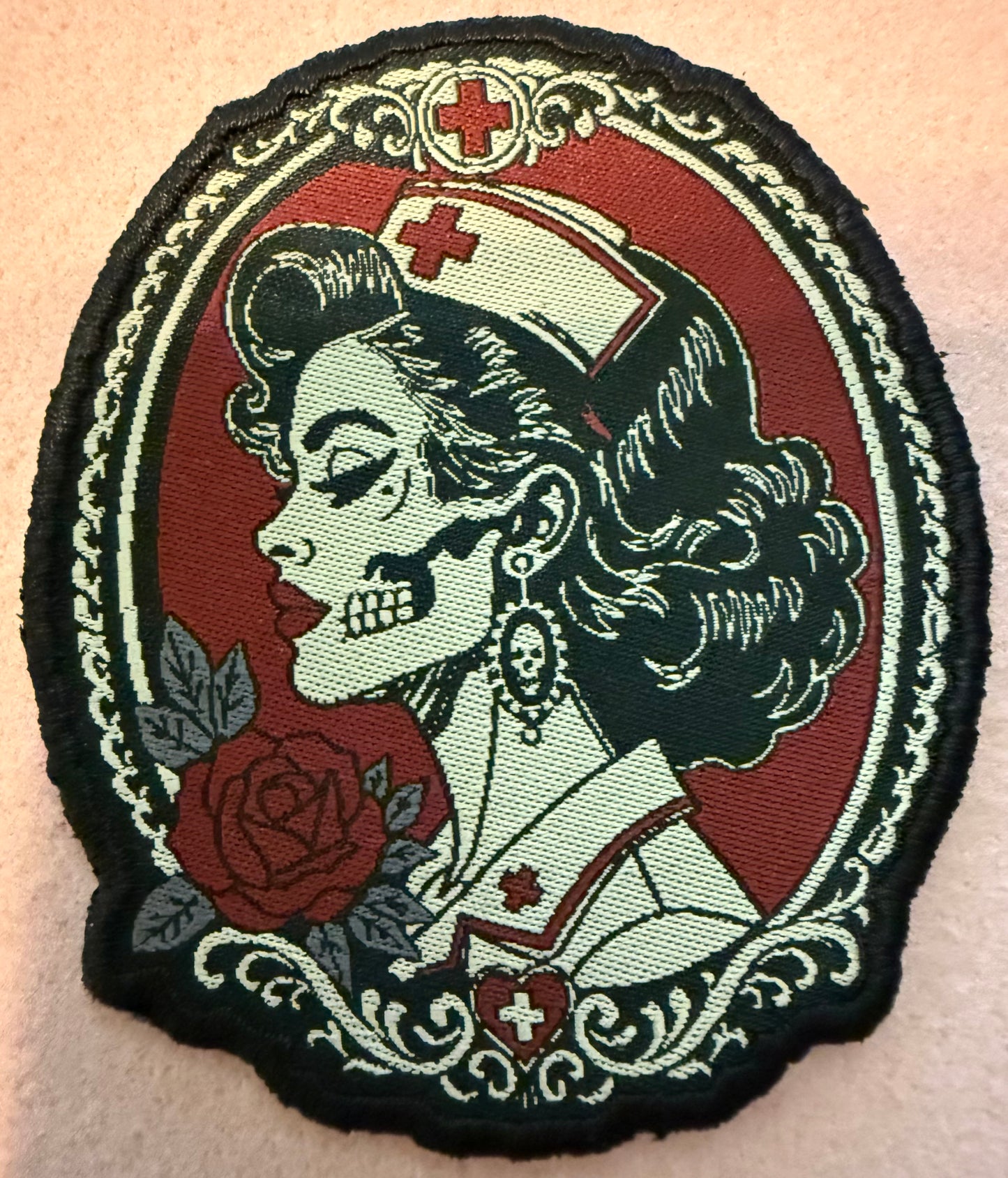Vintage Cameo with a Skull